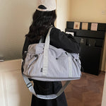 Duffle Bag Durable Fabric Multiple Pockets & Adjustable Straps