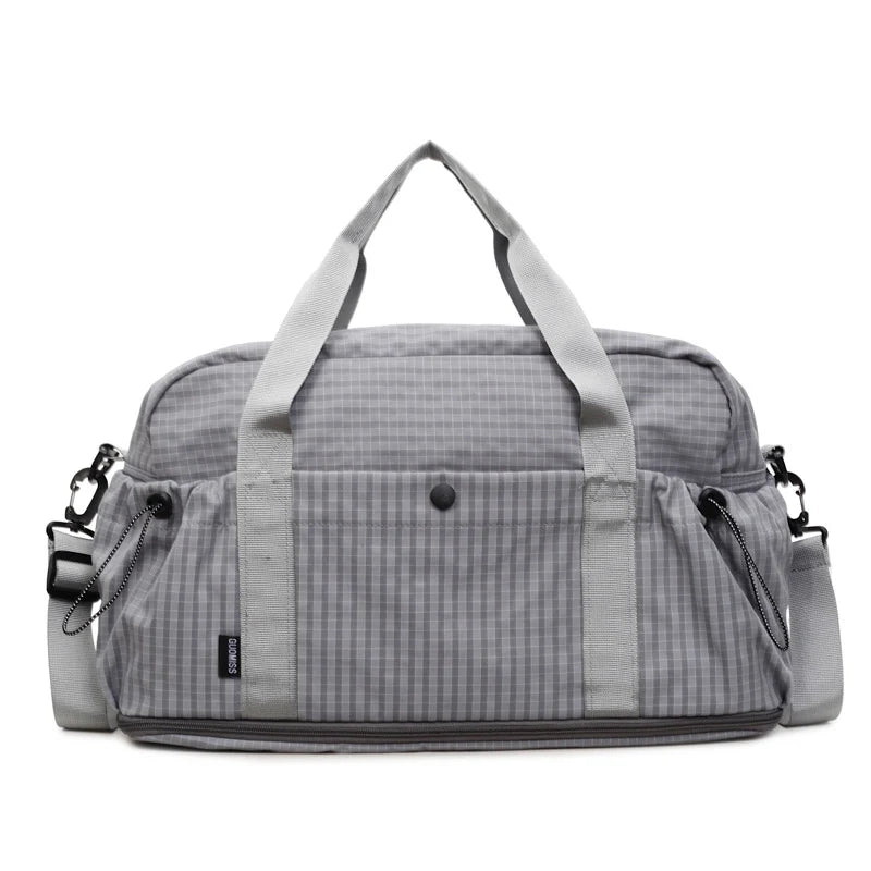 Duffle Bag Durable Fabric Multiple Pockets & Adjustable Straps