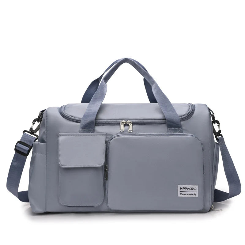 Duffle Bag Large Capacity & Multiple Compartments Water-Resistant Fabric
