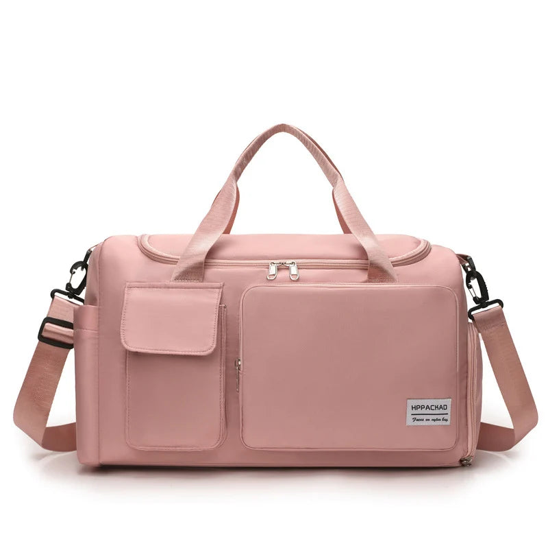 Duffle Bag Large Capacity & Multiple Compartments Water-Resistant Fabric