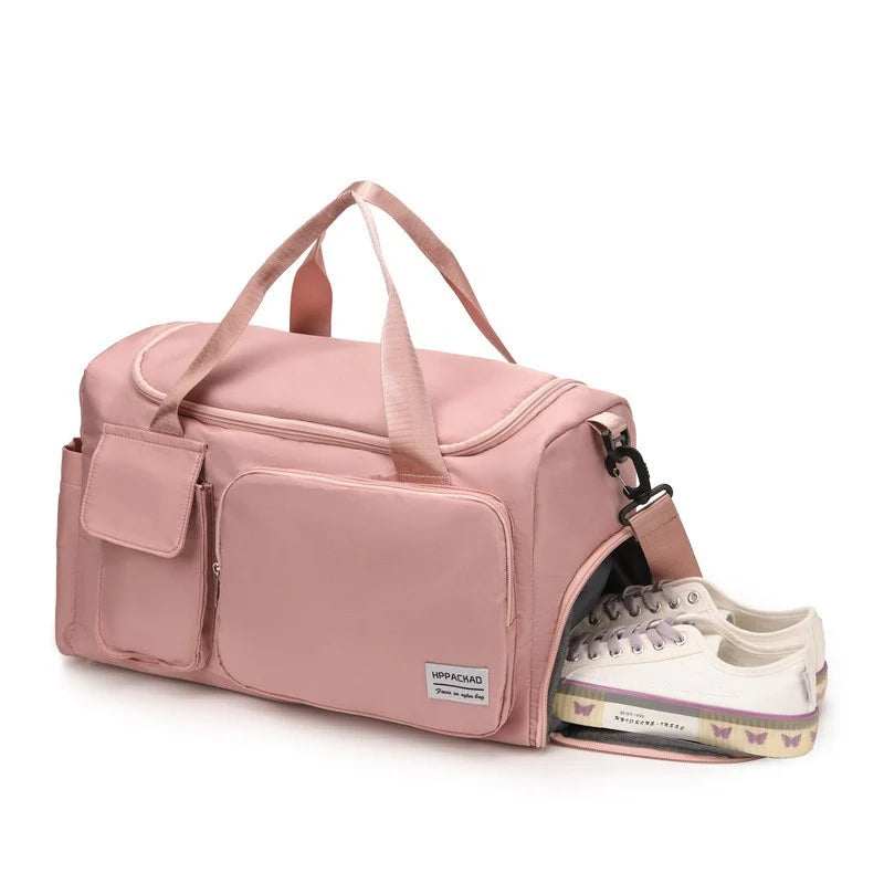 Duffle Bag Large Capacity & Multiple Compartments Water-Resistant Fabric