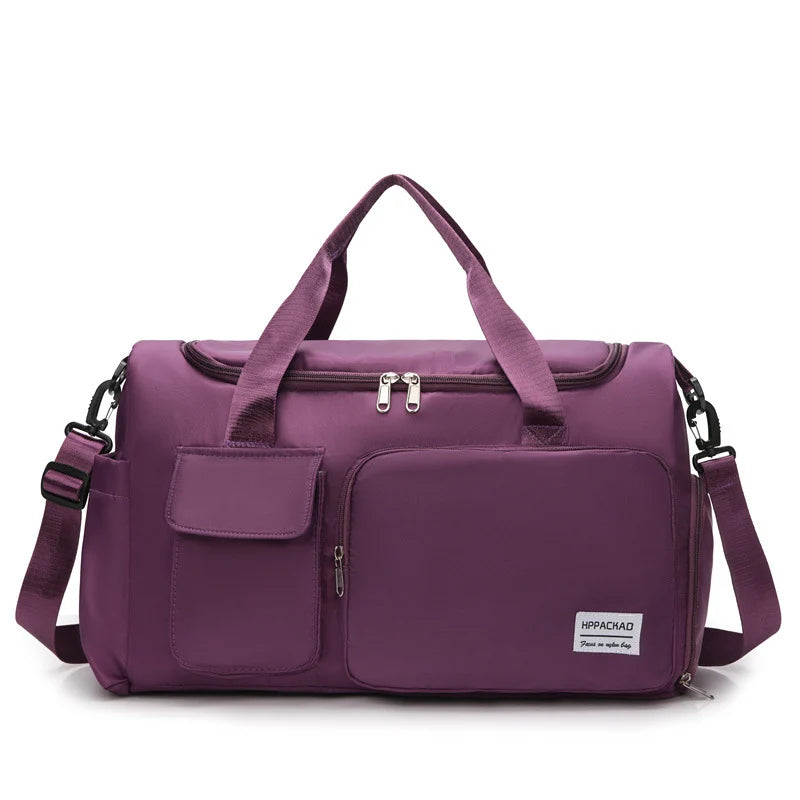 Duffle Bag Large Capacity & Multiple Compartments Water-Resistant Fabric
