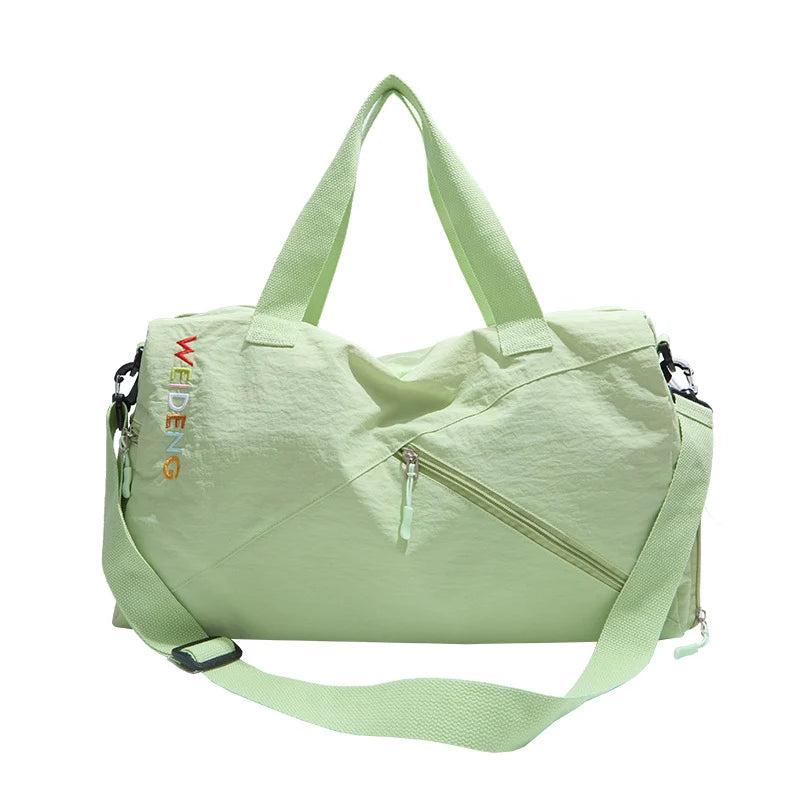 Duffle Bag Lightweight & Durable Fabric External Zip Pocket