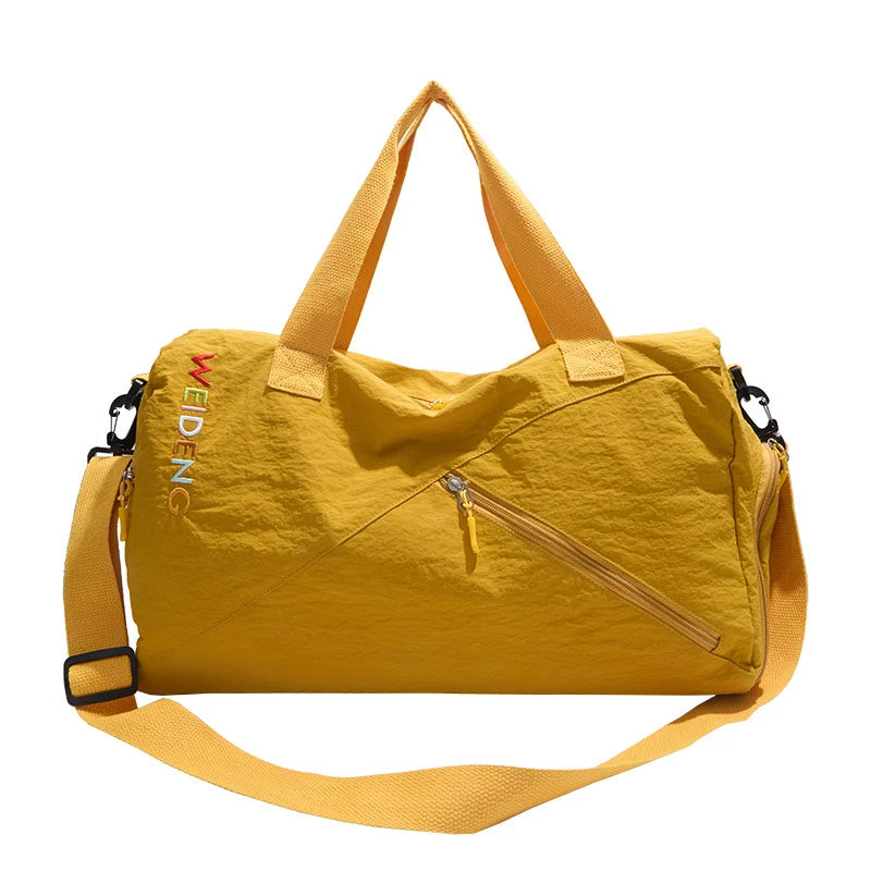 Duffle Bag Lightweight & Durable Fabric External Zip Pocket