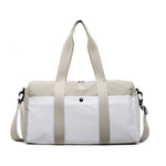 Duffle Bag Multi-Compartment & Shoe Pocket Durable Fabric