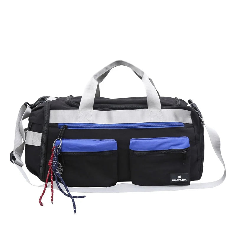 Duffle Bag Multi-Compartment Shoe & Tech Pockets Water-Resistant