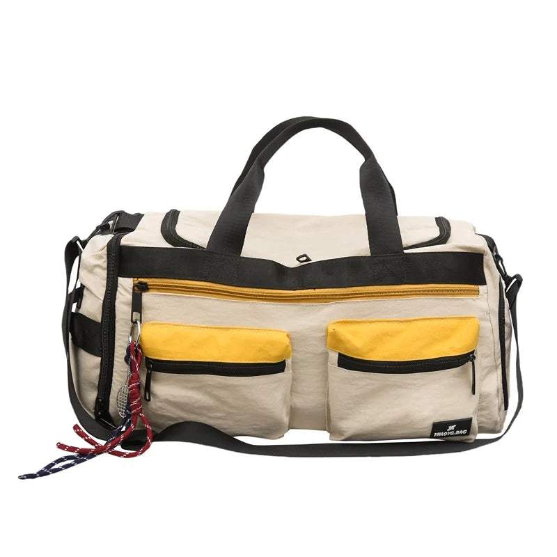 Duffle Bag Multi-Compartment Shoe & Tech Pockets Water-Resistant