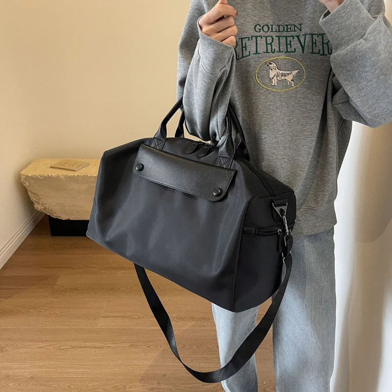 Duffle Bag Multi-Compartment Water-Resistant Adjustable Straps & Top Handles