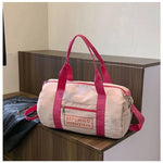 Duffle Bag Spacious Shoe Compartment Durable Fabric