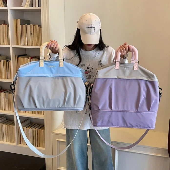 Duffle Bag Tear-Resistant Fabric Detachable Shoulder Strap