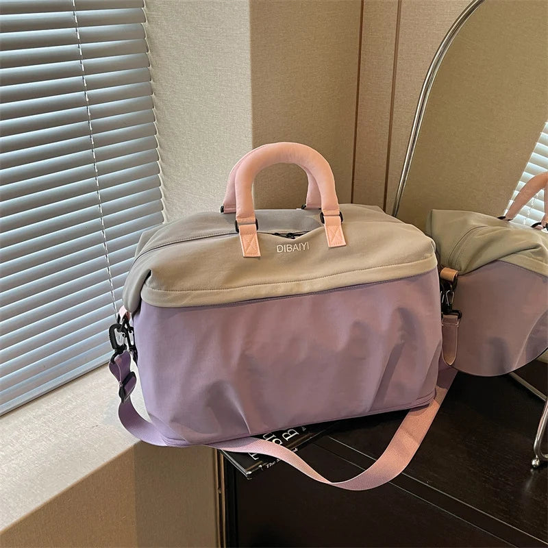Duffle Bag Tear-Resistant Fabric Detachable Shoulder Strap