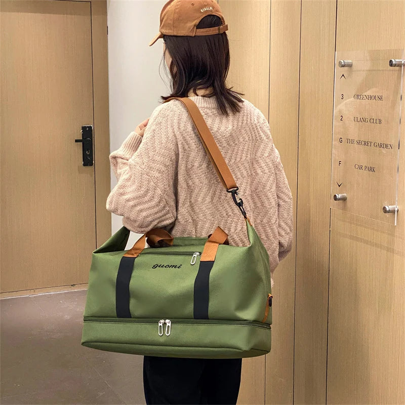 Duffle Bag Tear-Resistant Large Capacity & Multiple Pockets