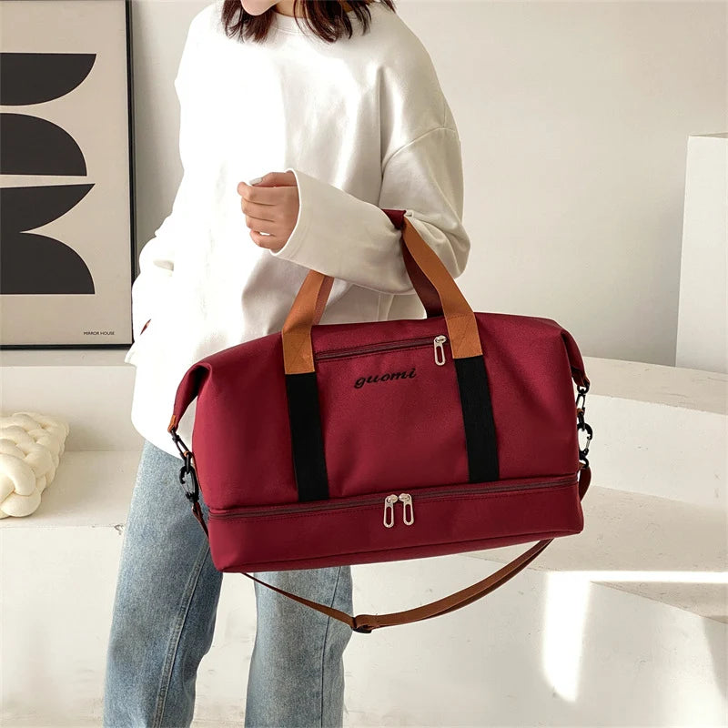 Duffle Bag Tear-Resistant Large Capacity & Multiple Pockets