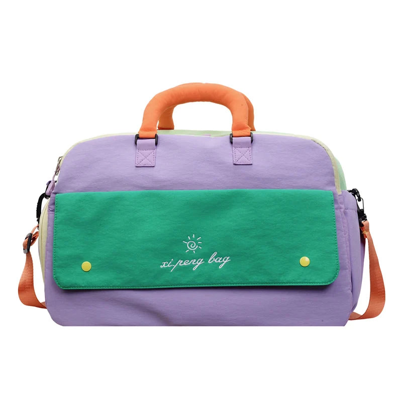 Duffle Bag Water-Resistant Multi-Compartment Padded Handles & Adjustable Strap