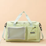 Duffle Bag Water-Resistant Multi-Compartment Padded Handles & Detachable Strap
