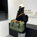 Duffle Bag Water-Resistant Multi-Pocket Adjustable Strap