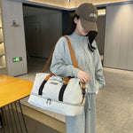 Duffle Bag Water-Resistant Multi-Pocket Adjustable Strap