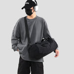 Duffle Bag Water-Resistant Multiple Pockets Adjustable Shoulder Strap