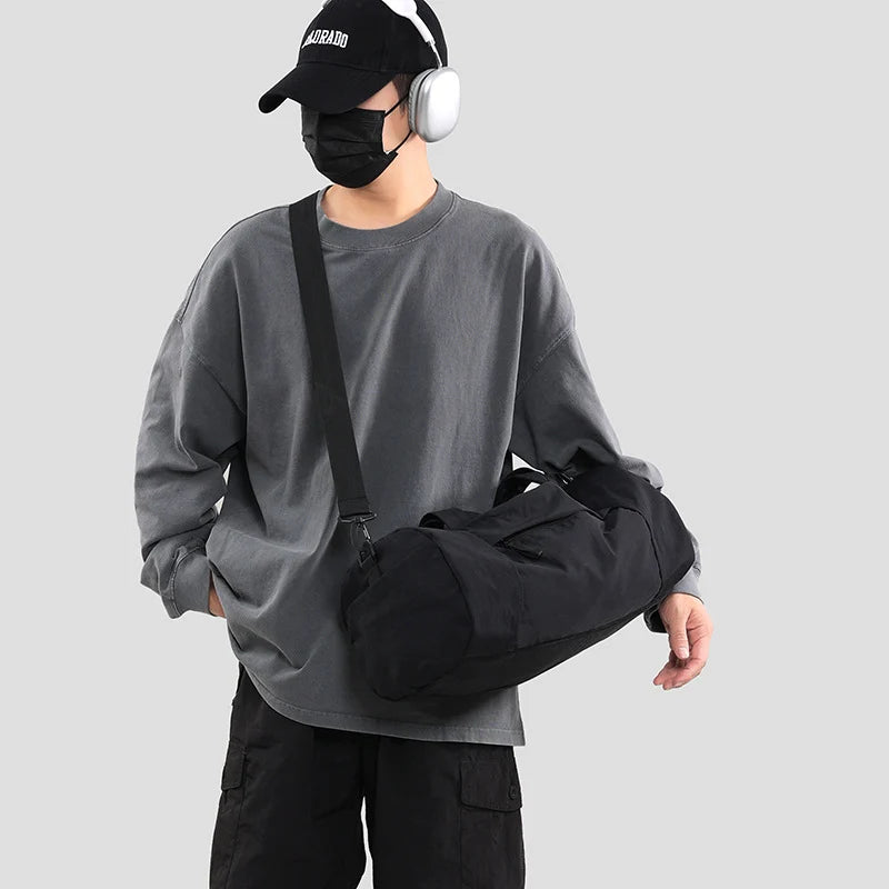 Duffle Bag Water-Resistant Multiple Pockets Adjustable Shoulder Strap