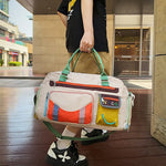 Duffle Bag Water-Resistant Multiple Pockets & Adjustable Shoulder Strap