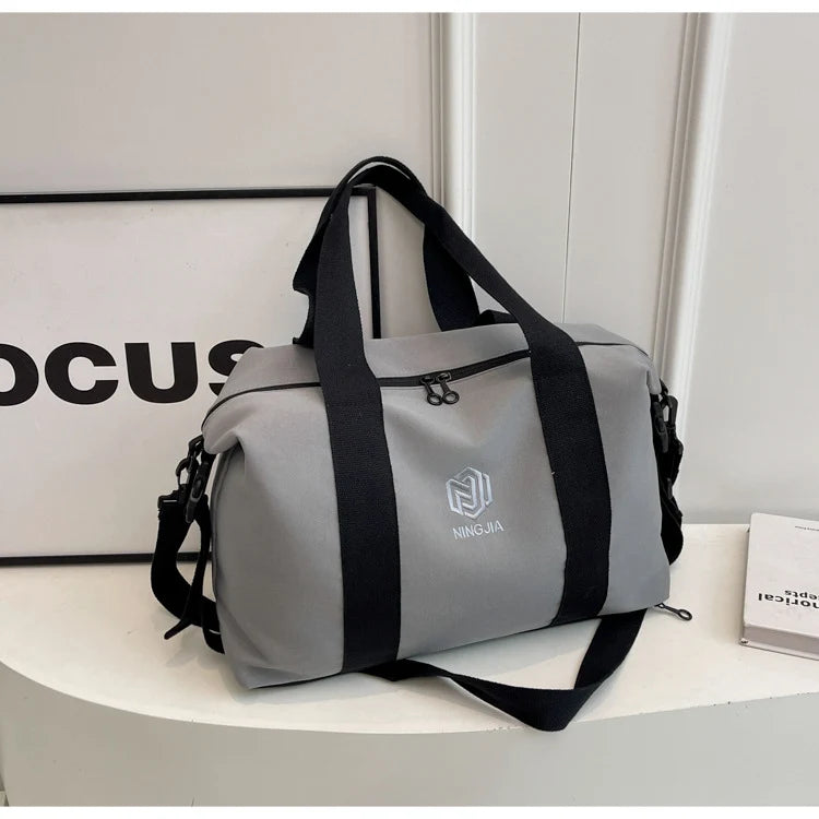Duffle Bag Water-Resistant Multiple Pockets & Adjustable Strap