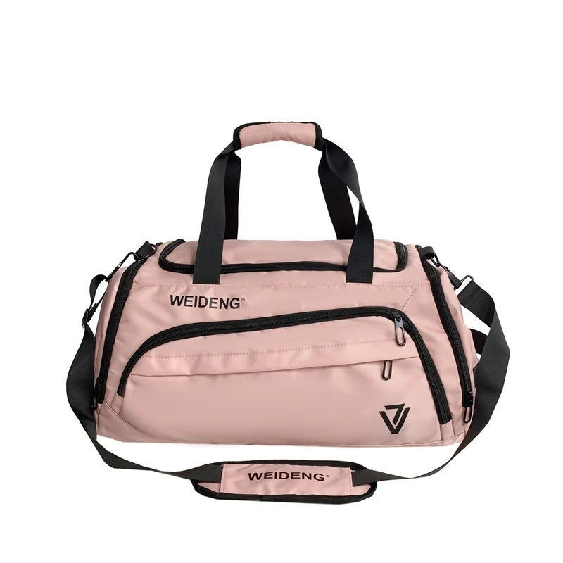 Duffle Bag Water-Resistant Multiple Pockets & Shoe Pocket