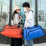 Duffle Bag Water-Resistant Multiple Pockets & Shoe Pocket