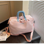 Duffle Bag Water-Resistant Padded Handles & Detachable Shoulder Strap