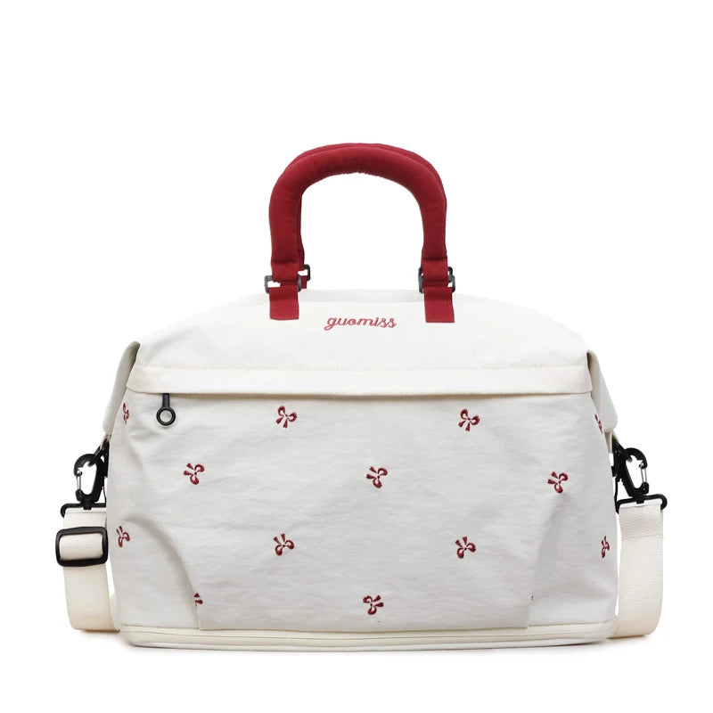 Duffle Bag Water-Resistant Padded Handles & Detachable Strap