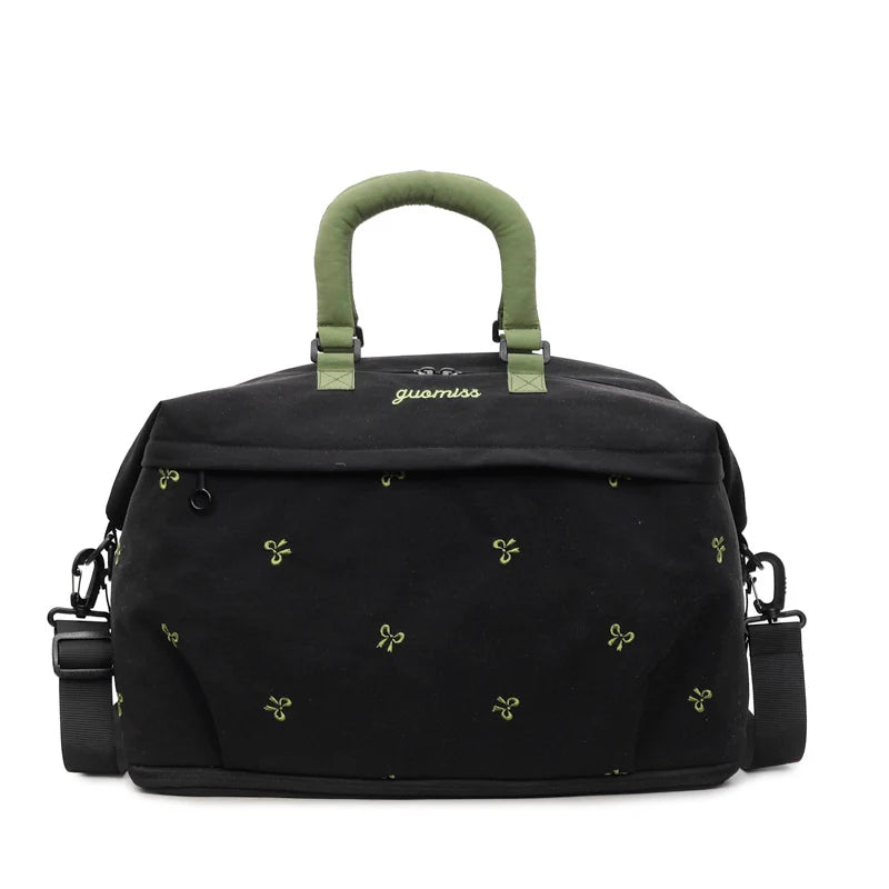 Duffle Bag Water-Resistant Padded Handles & Detachable Strap