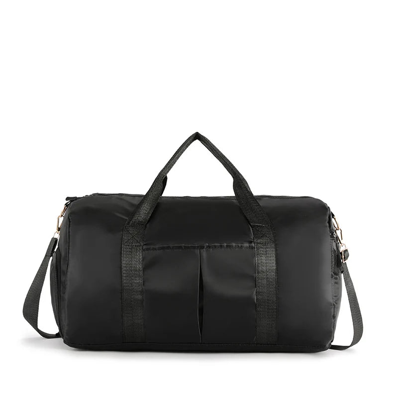 Duffle Bag Water-Resistant Padded Handles & Multiple Pockets