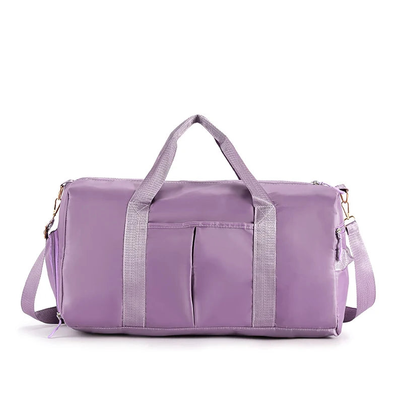 Duffle Bag Water-Resistant Padded Handles & Multiple Pockets