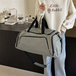 Duffle Bag Water-Resistant Shoe Compartment Padded Handles