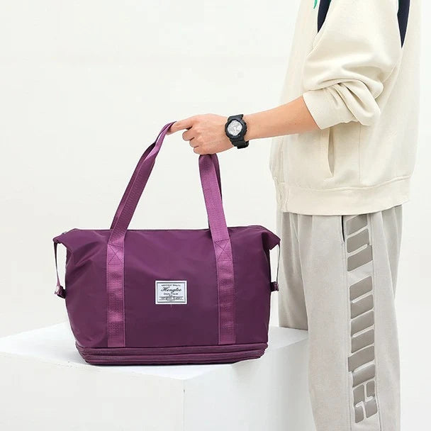Duffle Bag Water-Resistant Spacious Dual Handles & Detachable Strap