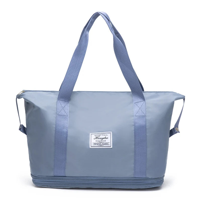 Duffle Bag Water-Resistant Spacious Dual Handles & Detachable Strap