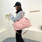 Duffle Bag Water-Resistant Spacious Multiple Pockets Adjustable Shoulder Strap