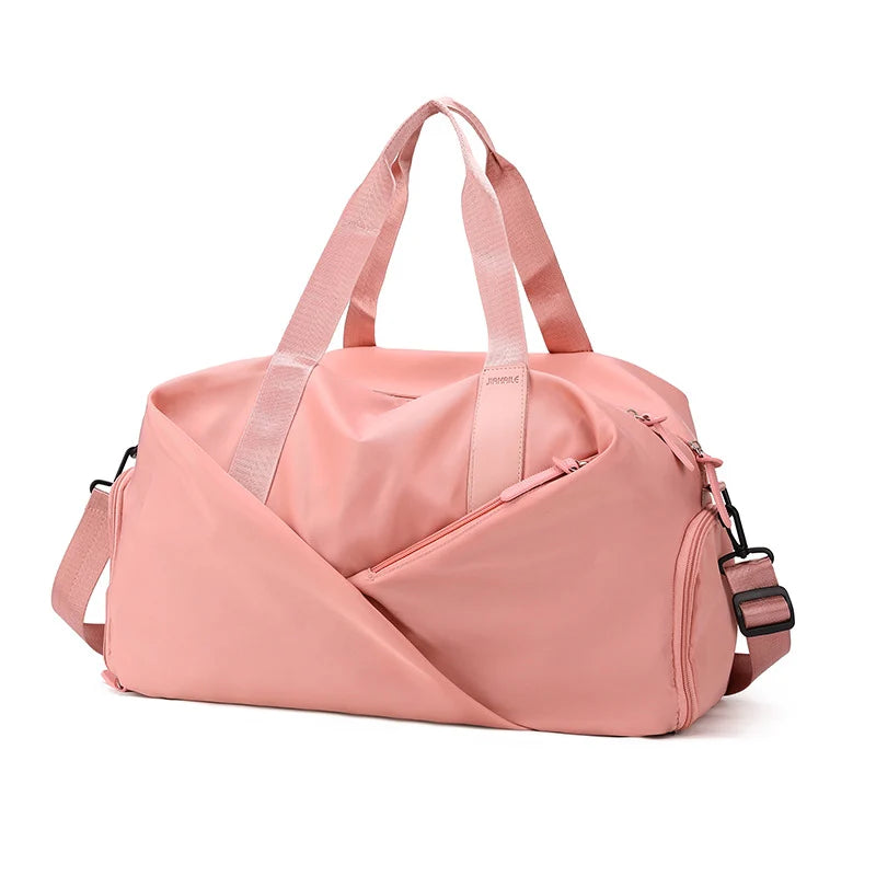 Duffle Bag Water-Resistant Spacious Multiple Pockets Adjustable Shoulder Strap