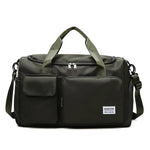 Duffle Bag Weather-Resistant Multiple Compartments & Detachable Strap