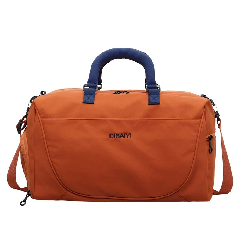 Duffle Bag Weather-Resistant Padded Handles & Adjustable Strap