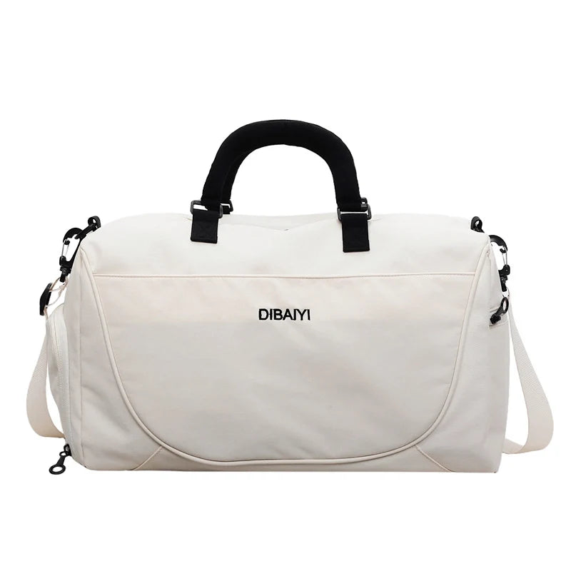 Duffle Bag Weather-Resistant Padded Handles & Adjustable Strap