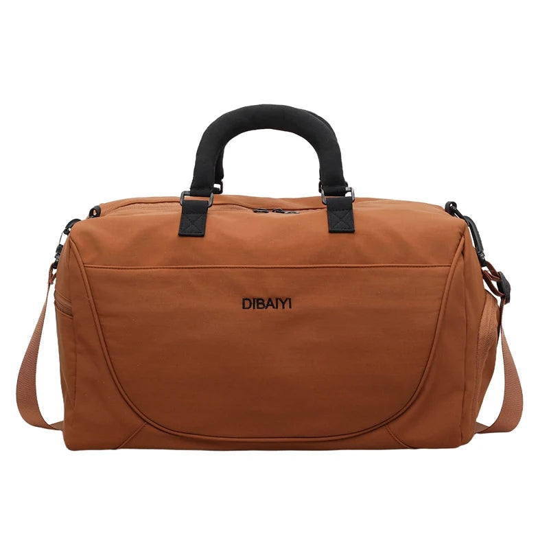 Duffle Bag Weather-Resistant Padded Handles & Adjustable Strap