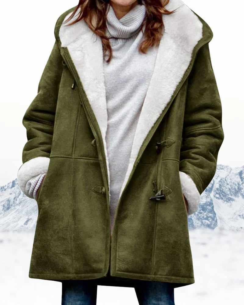 Duffle Coat Full Sherpa Lining Toggle Closures Regular Fit