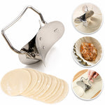 Dumpling Mold Set Stainless Steel With Dough Cutter