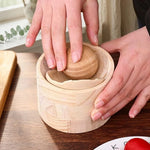 Dumpling Wrapper Press Wooden Easy-Clean Design