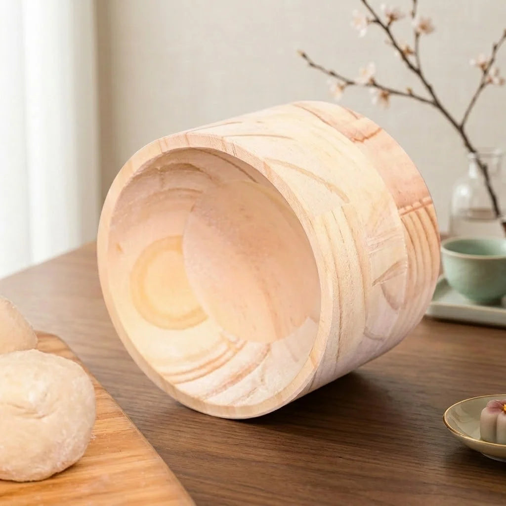 Dumpling Wrapper Press Wooden Easy-Clean Design
