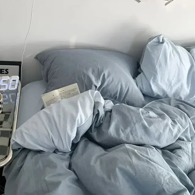 Duvet Cover Reversible Breathable Machine Washable