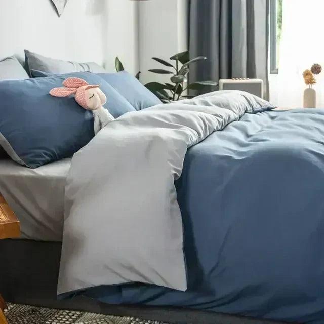 Duvet Cover Reversible Breathable Machine Washable