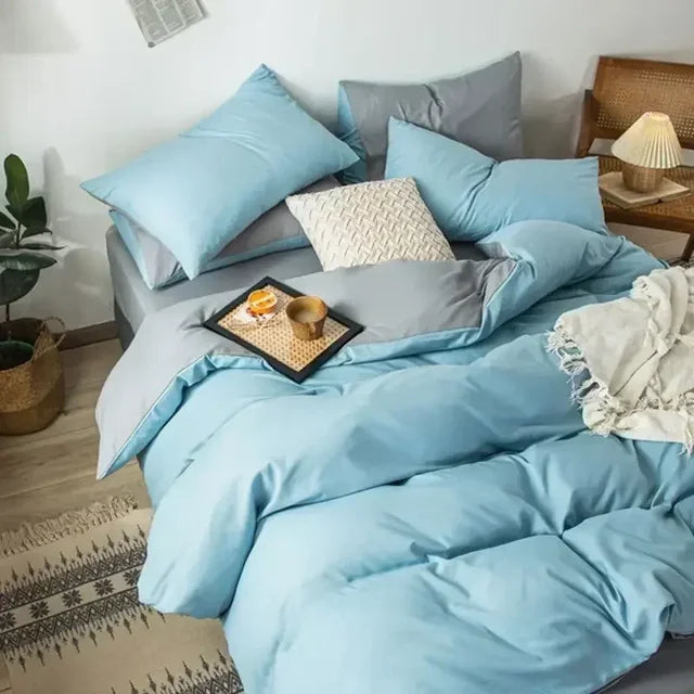 Duvet Cover Reversible Breathable Machine Washable