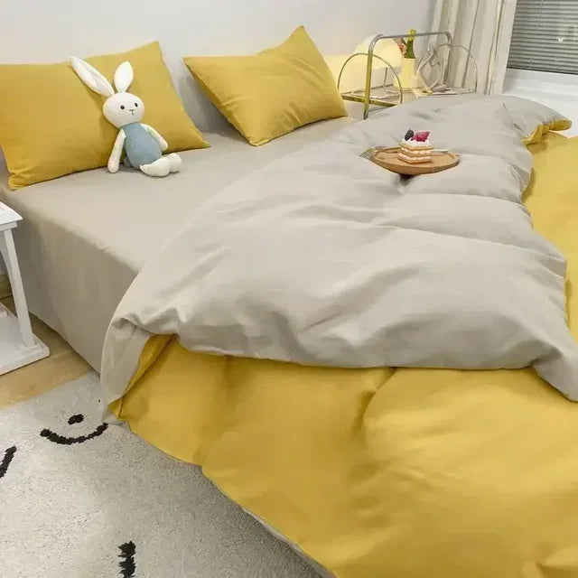 Duvet Cover Reversible Breathable Machine Washable