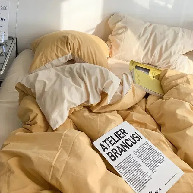 Duvet Cover Reversible Breathable Machine Washable
